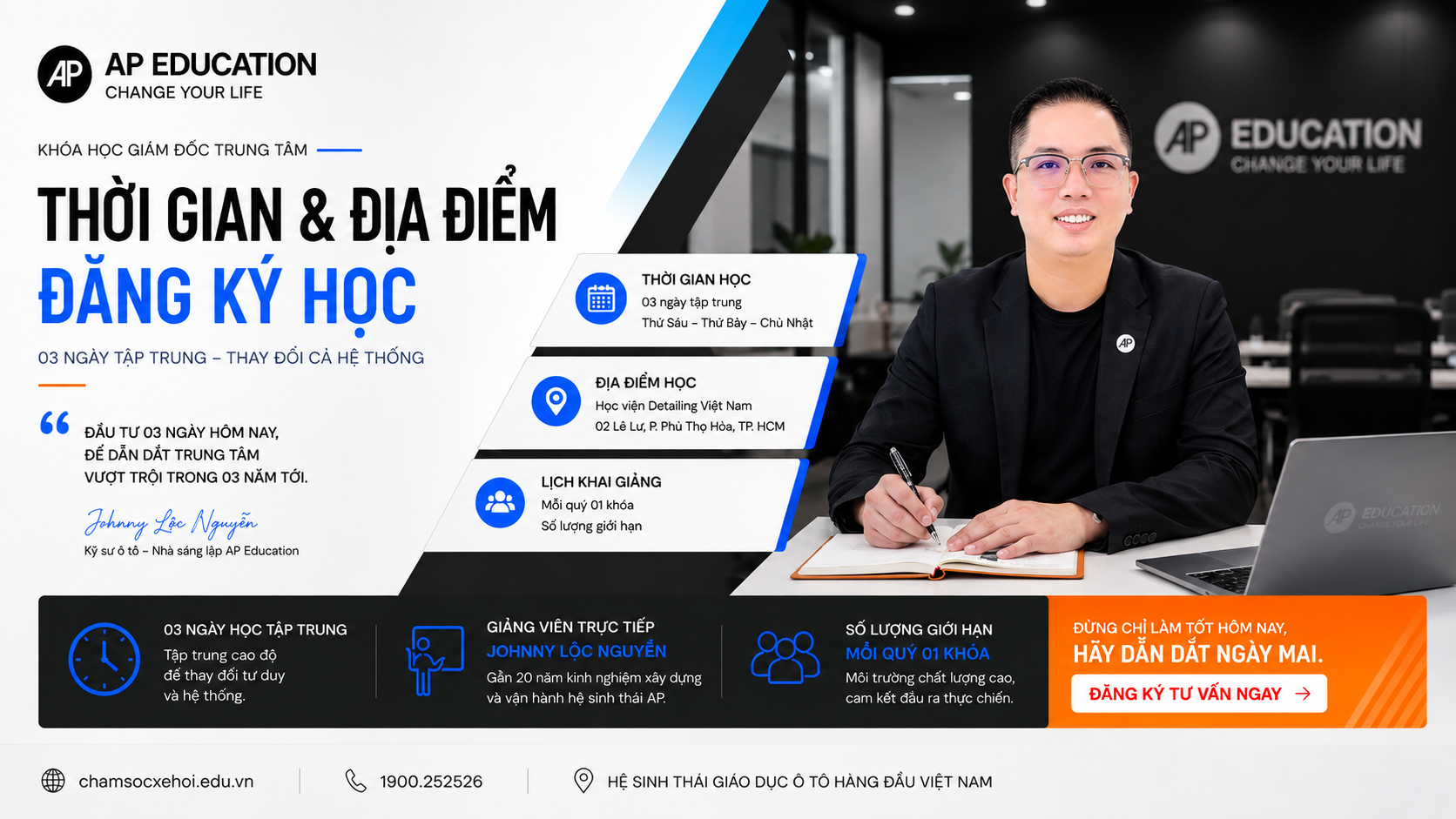 15. Thời gian và địa điểm đăng ký học