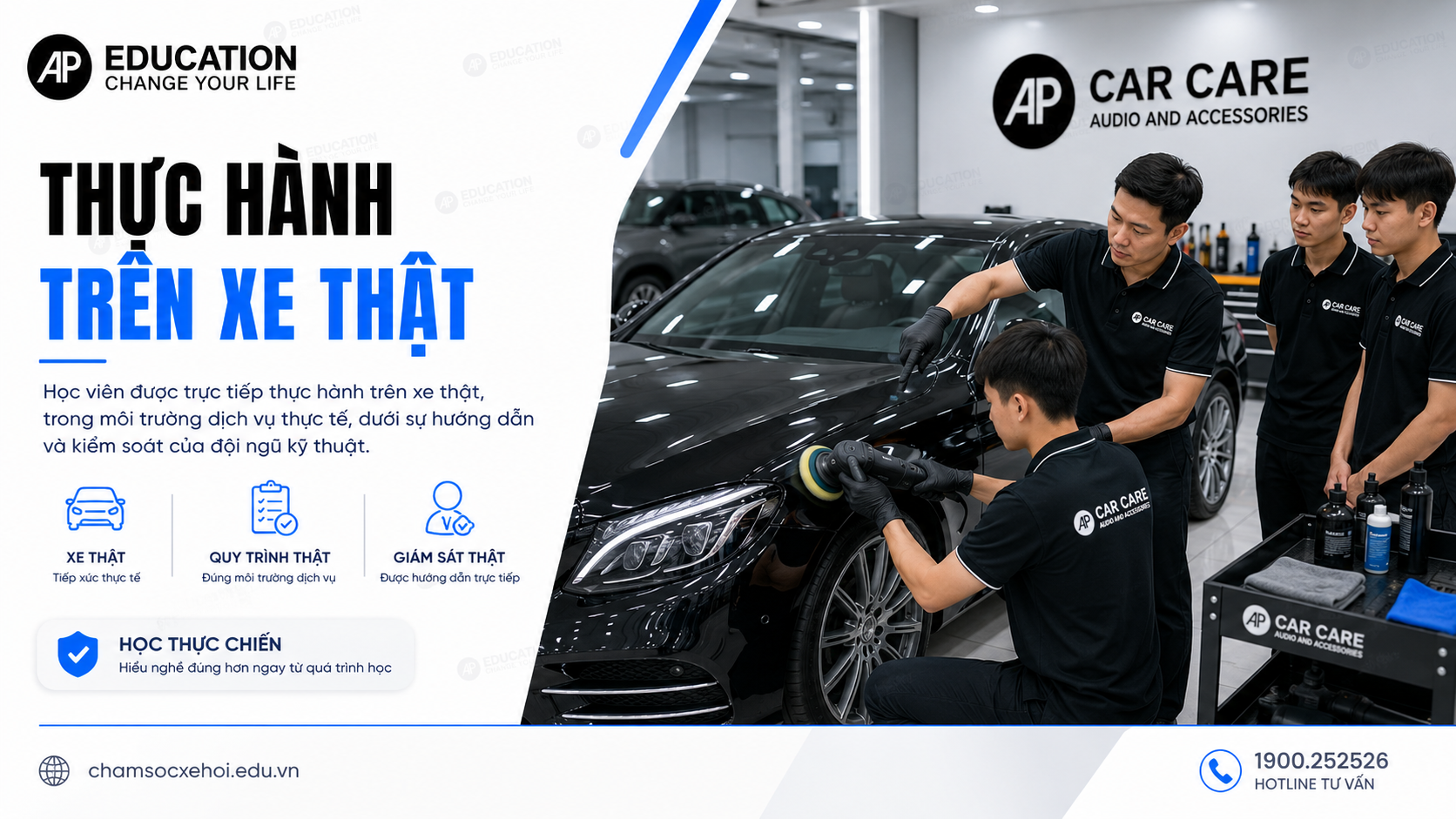3. Thực hành trên xe thật