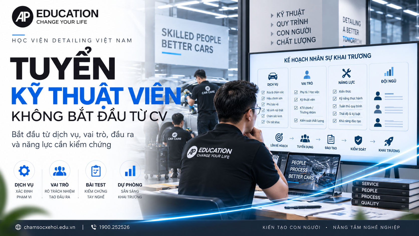 Tuyển Kỹ thuật viên không bắt đầu từ CV