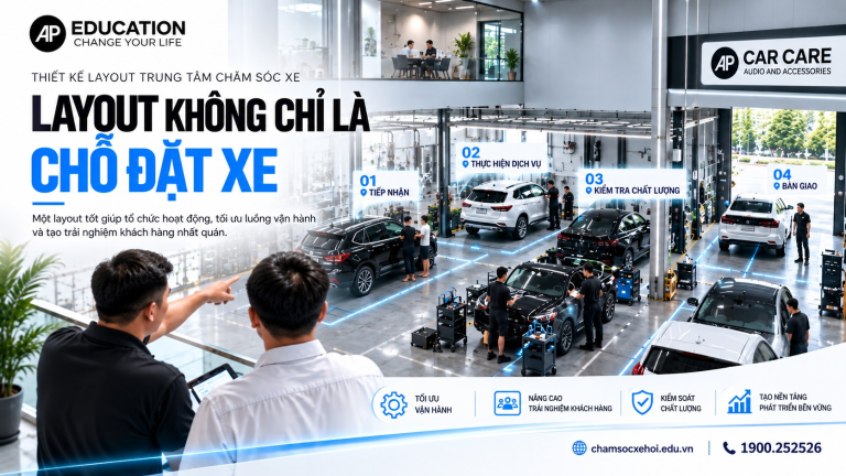 Layout không chỉ là chỗ đặt xe