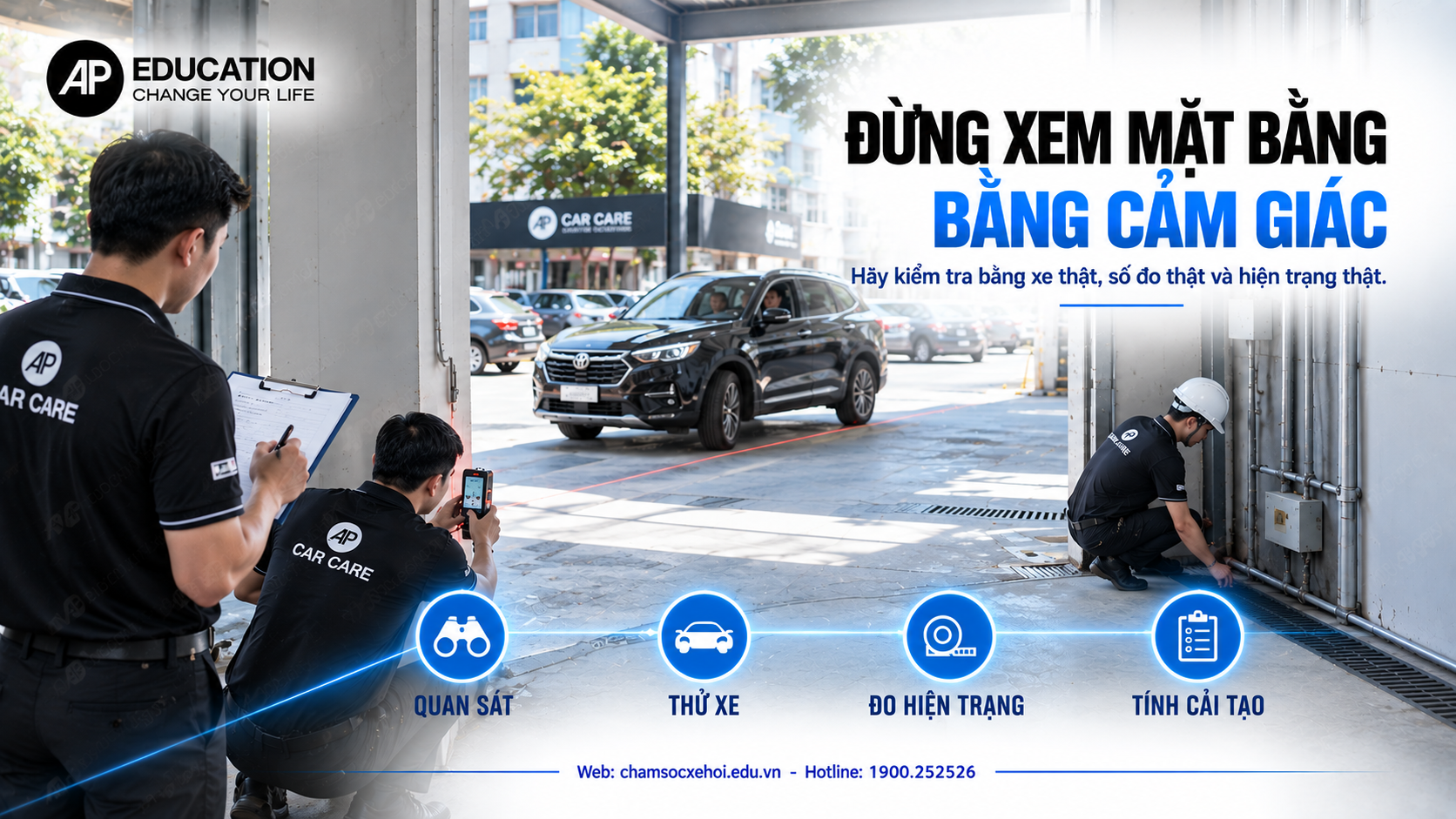 Đừng xem mặt bằng bằng cảm giác